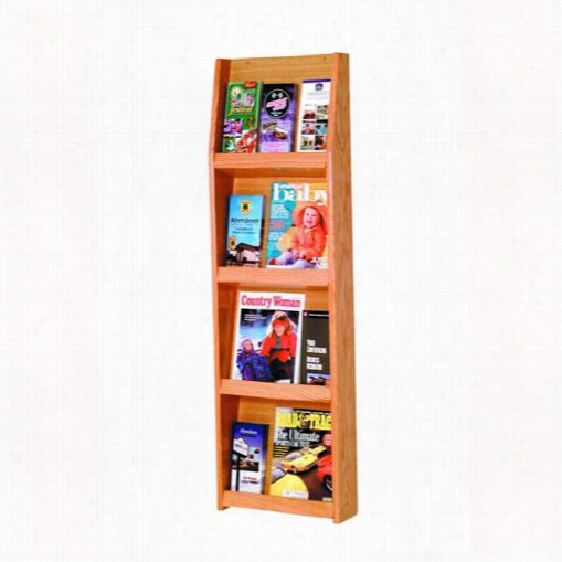 Wooodenm Allet Ld49-12 Slope 12 Pocket Literature Display