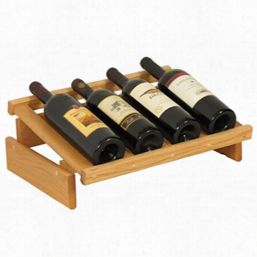 Wooden Mallet Wrd4 Dakota 4 Bottle Wine Parade