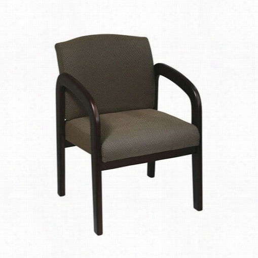 Worksmart Wd388 Wood Visitor Chair In Espresso