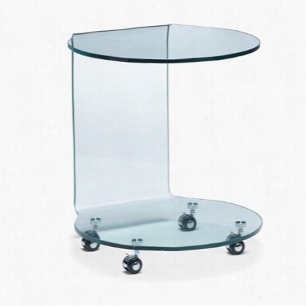 Zuo 404112 Missioon Side Table In Clear