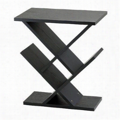 Adesso W K4614-01 Zig-zag Accent Table In Lback