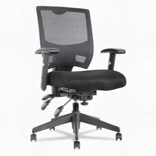 Alera Aleep4217 Epoch Serie S High Performance Multifunct1on Chair And Mesh Back/seat In Black