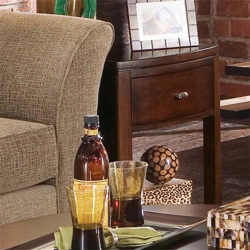 American Drew 912-916 Tribecca 20"" End Table I N Root Beer