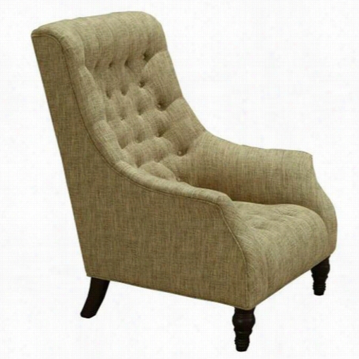 Arme Living Lctuchde Tuxedo Accent Chair In Deserr Fabric