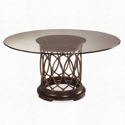 A.r.t. Furniture  161224-2636 Intrigue Glass Top Round Table