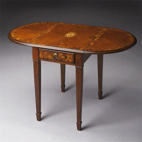 Butler 1576101 Masterpiece Pembroke Table In Olive Ash Burl