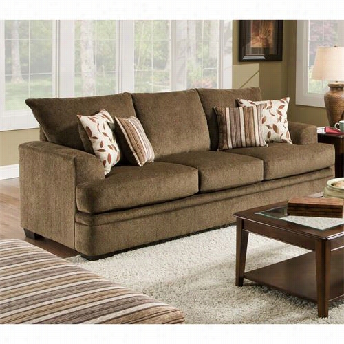 Chelsea Home Furniture 183653-1661 Calexico Sofa In Cornell Cocoa