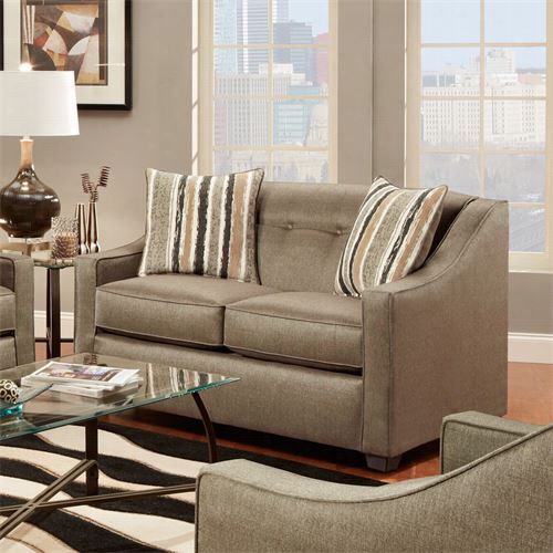 Chelsea Home Furniture 475440-l-sp Brittany Loveseat In Stokeed Pewter