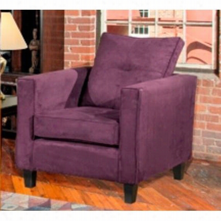 Chelsea Home Futniture 5900-c-be Heather Chair In Bbulldozer Eggplant