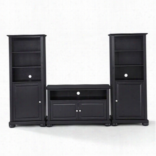 Cr Osley Furniture Kf10007a Alexandria 42&quoy;" Tv Stand And Two 60"" Audio Piers