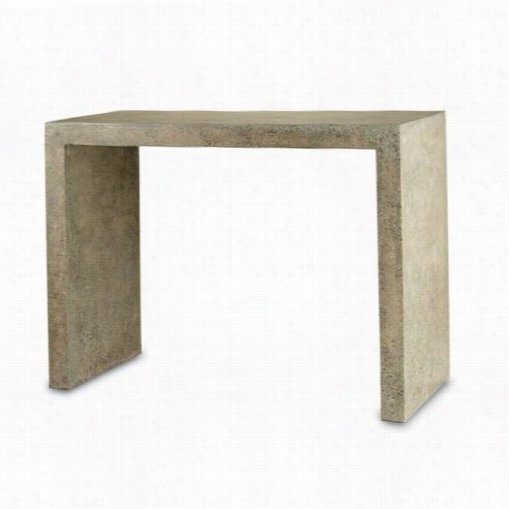 Currye And Company 2001 Transitional Harewood Console Table In Pol Ished Concrete