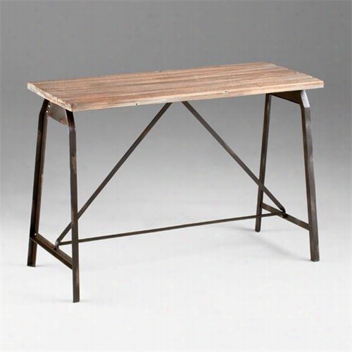 Cyan Design 04976 Laramie Console Table In Raw Iron/nagural Wood