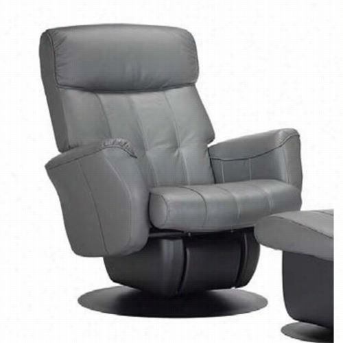 Dutailier 212-130-55 Chicago Plastic Base Swivel Glider Recliner With Metal Dome