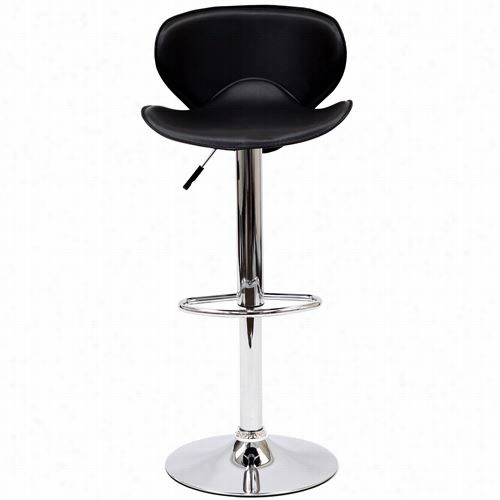 East End Imports Eei-580-blk Booster Barstool In Black