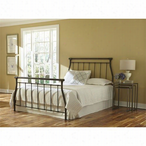 Custom  Bed Group B11956morraine Black Ened Taupe Queenb Ed