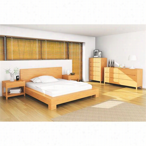 Greenington G0005kca-g0008ca-g0007ca-g0006ca-g0006ca Orchjd Eastern King Platform Bedroom Set In Caraemlized Includes Bed, Chest, Dresser, And Nightsttands