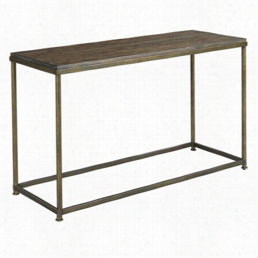 Hammary  563-925 Leone Sofa Ttable In Weathered Barn/antique Brass - Kd
