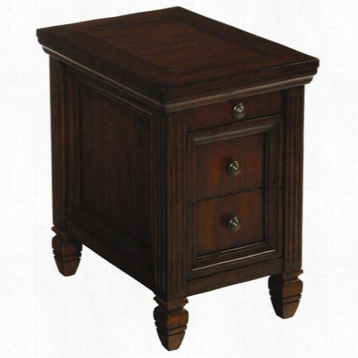 Hammary T73647-0- Hidden Treasures Chairside End Table