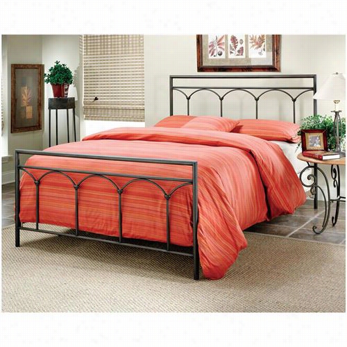 Hillsdale Furniture 1092bf Mckenzie Full Bed Set In Brown Steel - Rails Not Inccluded