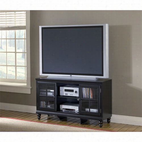 Hillsdale Furjiture 6123-885w Grand Bay 48q&uot;" Entertainment Console Ni Black