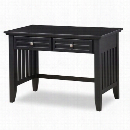 Home Styles 5181-16 Arts And Crafts Black Scholar Desk In Black