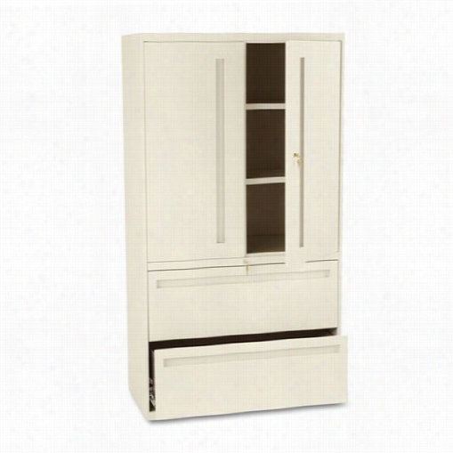 Hon Industrries Hon785ls 70 0 Serie S36"" Lateral Flie With Storage Cabinet