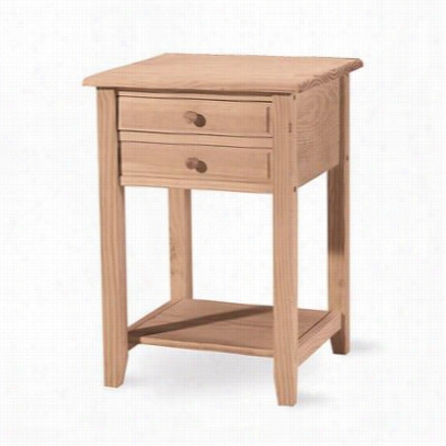 International Concepts Ot-92 Lamp Table With 2 Drawers