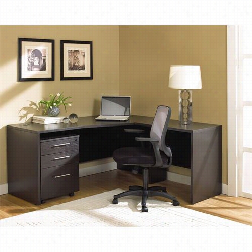 Jesper Office 1632432r-13220-119203 100 Series Peo X Combo 7 L-shaped Desk With Mobile File Cabinet