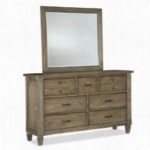 Legacy Classic Appendages 2760-0100-2760-1200 Brownstone Village Dresser And Mirror