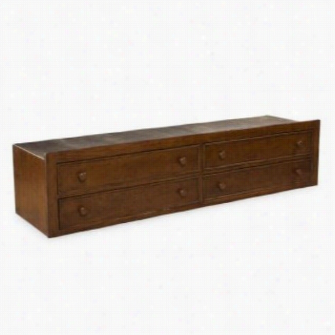 Legacy Cassic Furnitue 2960-9100 Dawsons Rideg Underbed Storage Unit With Rail In Heirloom Cherry