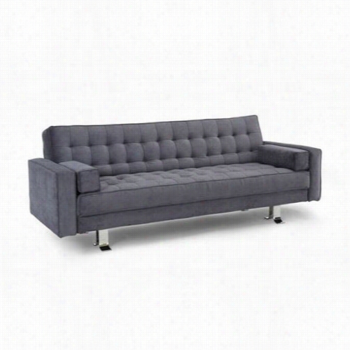 Lifestyle Solutions Ga-rup-ccs-et Ru Dolpho Convertible Sofa In Charcoal