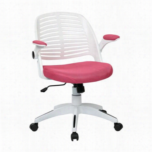 Office Star Tyla26 Tyler Office Chair With White Frame