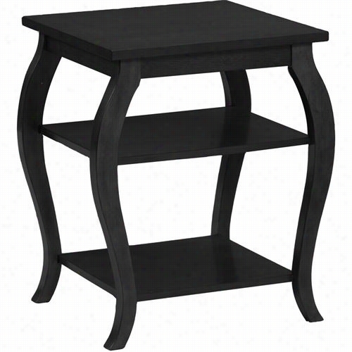 Powell Fu Rniture 15a8142 Panorama Sde Table In Black