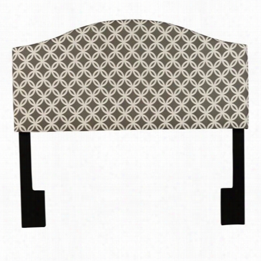 Pri Ds2307-270-ng Upholstered King/cakiforna King Panel Headboard In Nopon Grey