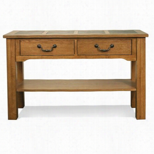 Riverside 60215 Glendorn Sofa Console Table Ingolden Oak