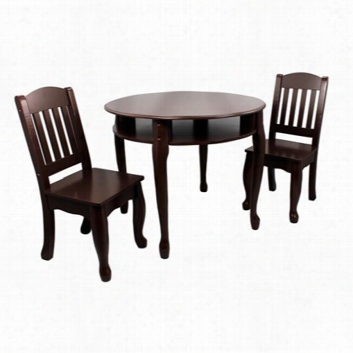 Temason W-8688 Wwindsor Round Table And Set Of 2 Chairs