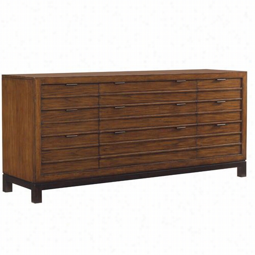 Tommy Bahama 536-233  Ocean Club Oceania Dresser In Bali/dark Walnut