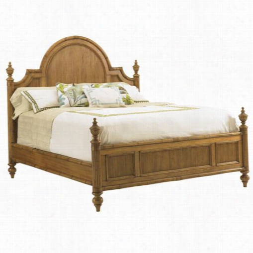 Tommy Bahama 540-133cc Beach Hous Ebelle Isle Queen Bed In Largo/light Brown