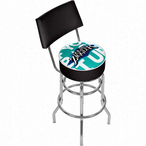 Trademark Home Wwe1100-dz Wwe Dolph Ziggler Padded Bar Stool With Back