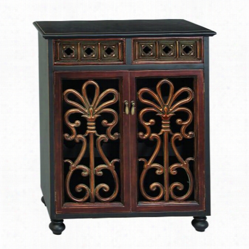 Woodland Imports 69034 37""h Wood Wine Cabinet