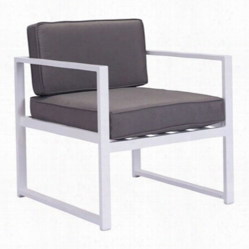 Zuo 703000 Glden Beaach Arm Chair In Gray