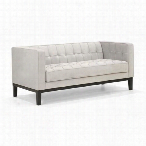 Armen Livin Glc10102cr Roxbury Tufted Loveseat In Cream