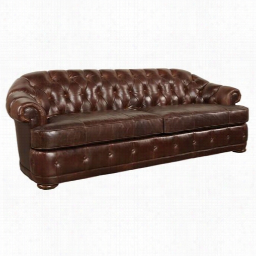 A.r.t. Furniure 505501-5004aa Kennedy Walnut Chesterfield Sofa