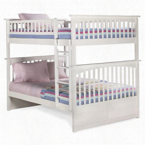 Atlantic Furniure Ab5550 Columbia Full Over Full Bunk Bed