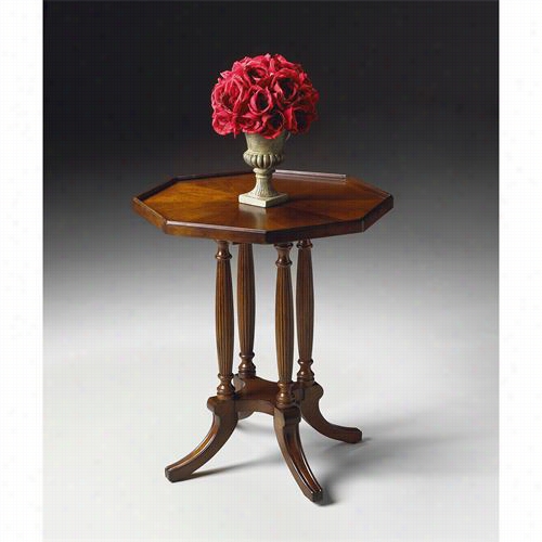 Butler 5015024 Plaantation Octgaon Accent Table In Cherry