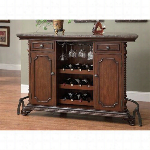 Coaster F Urniture 100678 29"&qout; Table Bar Unit In Cherry