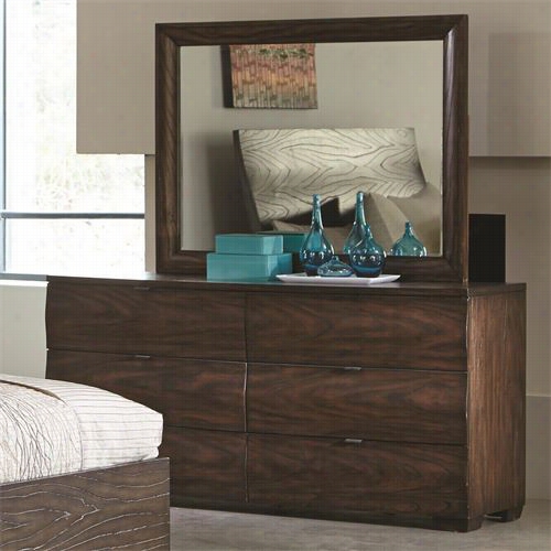 Coaster Furniture 203793-203794 Calabasas Dresser Wuth Mirror In Dark Brown