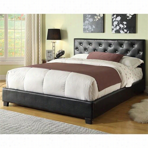 Coaster Furniture 300391q Regina Upholstered Queen Bed With Button Tufting