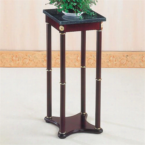 Coaster Furniture 3316 Green Marble Top Plant Stand