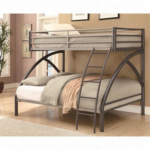 Coaster Furniture 460079 Bunks Twin-ove-rfull Contemporary Bun, Bed In Black